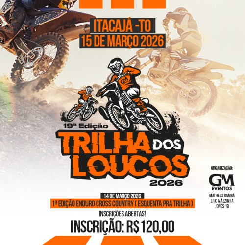 19º TRILHA DOS LOUCOS e 1º CROSS COUNTRY