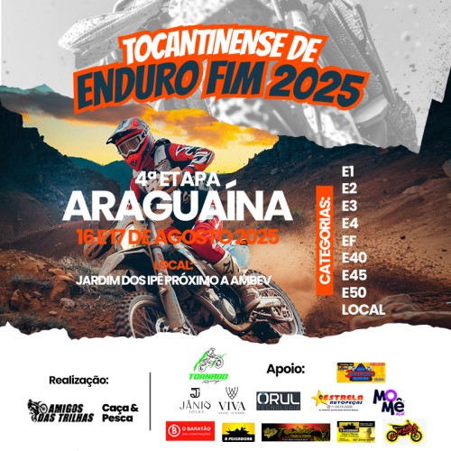 Tocantinense de Enduro FIM 2025 – 4ª Etapa Araguaína