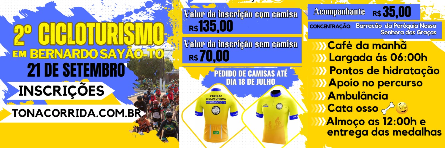 2° Cicloturismo em Bernardo Sayão -TO