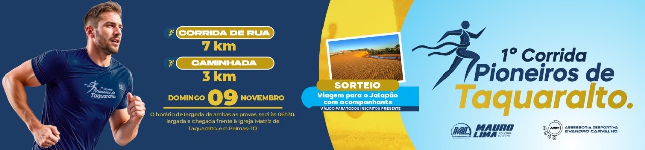 1º CORRIDA DOS PIONEIROS DE TAQUARALTO